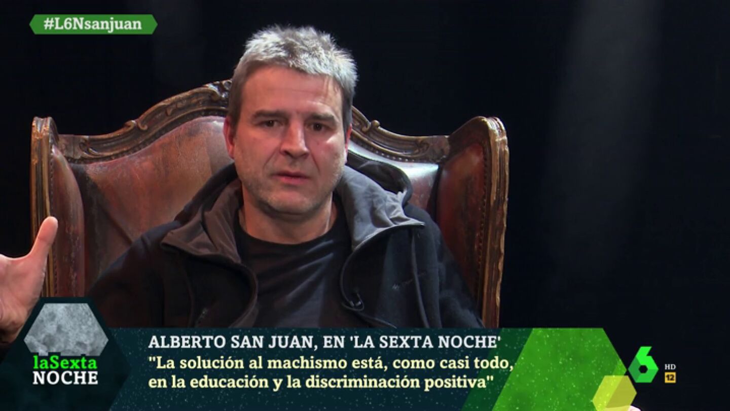 Alberto San Juan: "Creo que la soluci&oacute;n al machismo est&aacute; en la educaci&oacute;n"