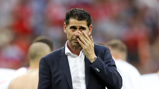 Fernando Hierro, tras la eliminación de España en el Mundial de Rusia Fernando Hierro, tras la eliminación de España en el Mundial de Rusia