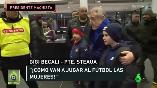 Lamentables palabras machistas del presidente del Steaua: "El fútbol femenino se alinea con las ideas de Satanás" Lamentables palabras machistas del presidente del Steaua: "El fútbol femenino se alinea con las ideas de Satanás"