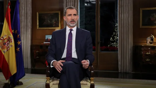 El Rey Felipe VI pronuncia el tradicional mensaje de Navidad  El Rey Felipe VI pronuncia el tradicional mensaje de Navidad