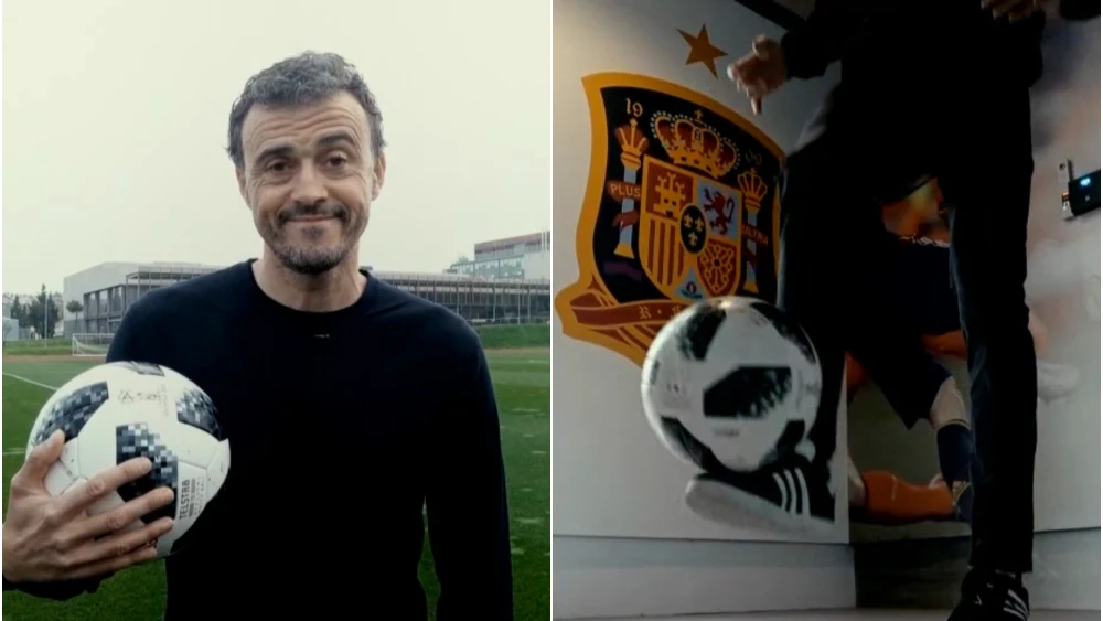 Luis Enrique felicita el año 2019