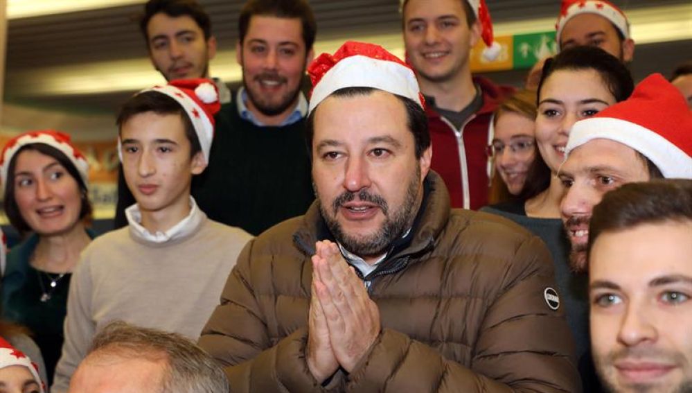 El Ministro de Interior italiano, Matteo Salvini