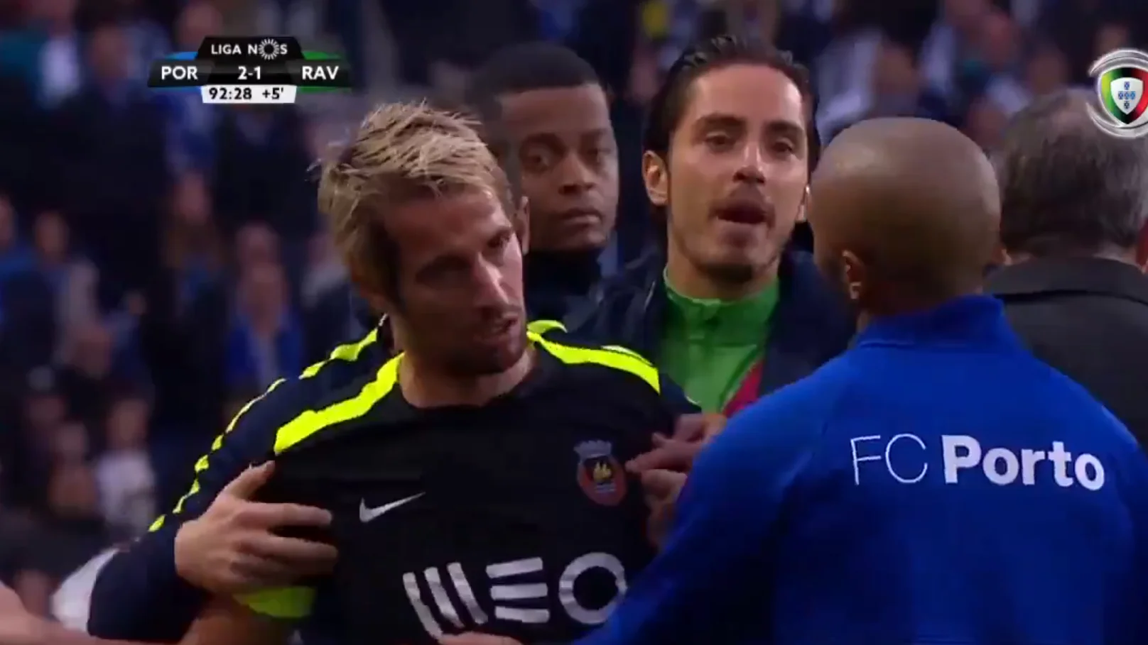 Coentrao, durante el partido contra el Oporto