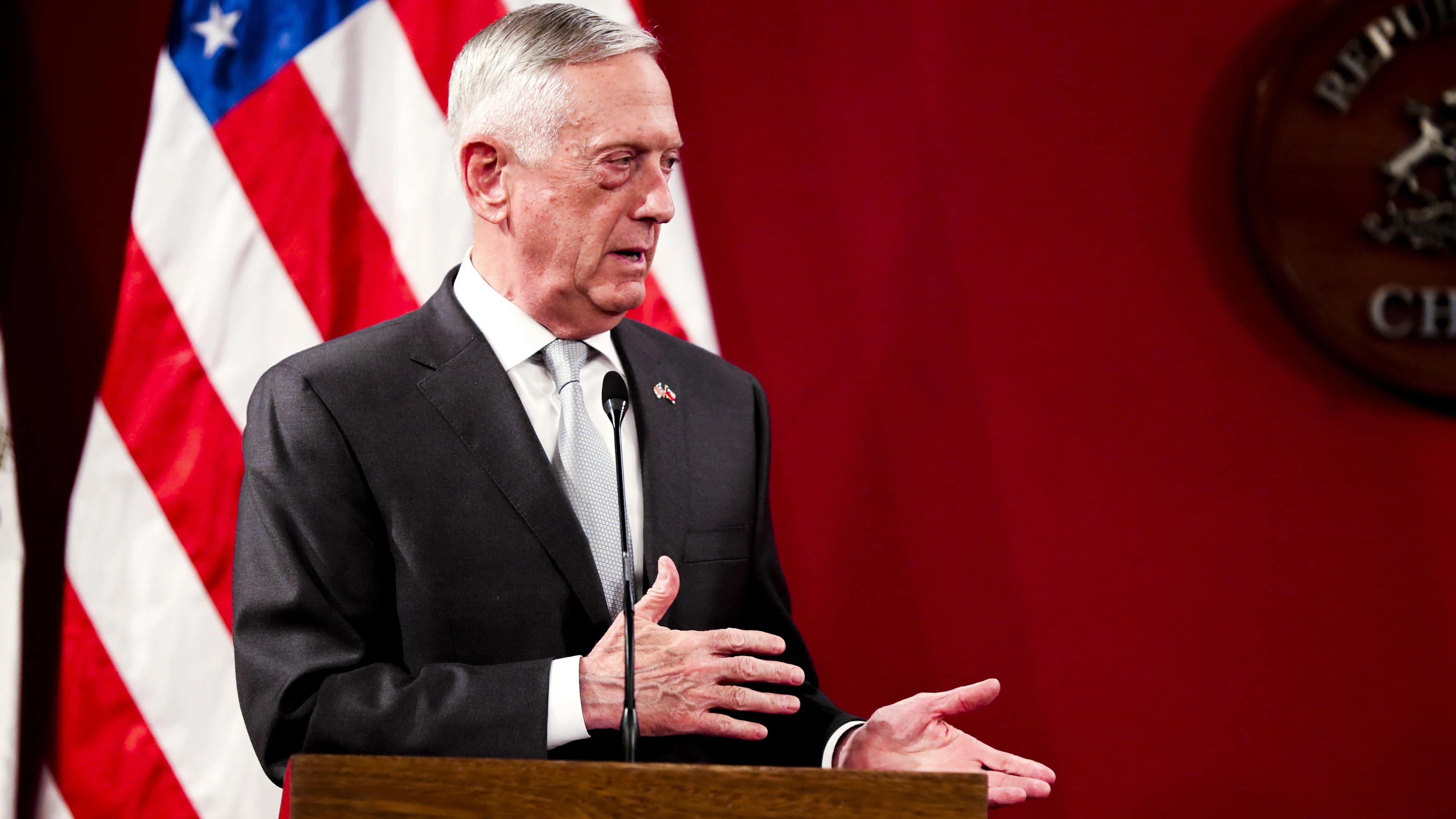 Jim Mattis, el secretario de Defensa de EEUU