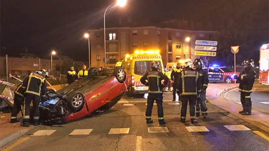 Imagen del vehículo tras el accidente Imagen del vehículo tras el accidente