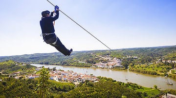 Tirolina España-Portugal