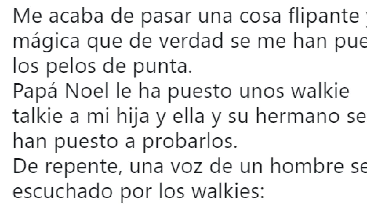 Un hilo sobre walkie talkies que tiene en vilo a Twitter