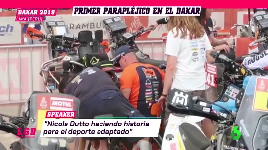 Nicola Dutto, el primer parapléjico que compite en el Dakar Nicola Dutto, el primer parapléjico que compite en el Dakar