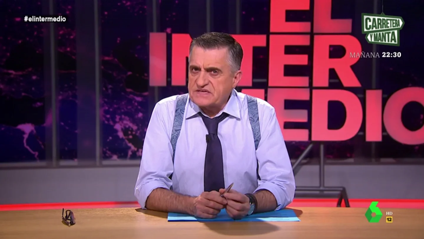 El Gran Wyoming en El Intermedio El Gran Wyoming en El Intermedio