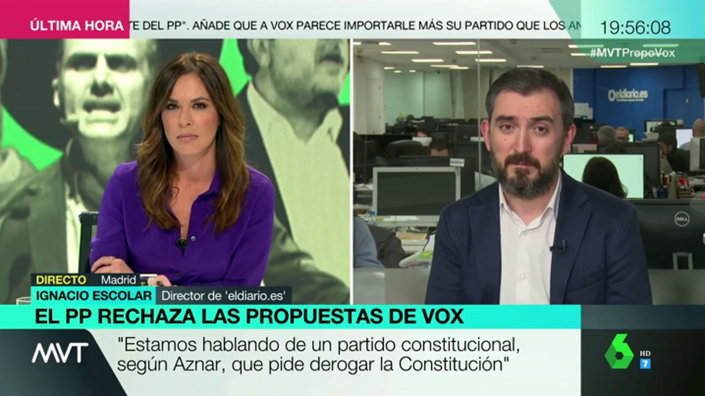 Entrevista a Ignacio Escolar en Más Vale Tarde Entrevista a Ignacio Escolar en Más Vale Tarde