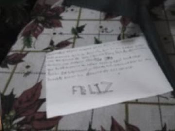 La carta hallada junto al cuerpo sin vida de la menor La carta hallada junto al cuerpo sin vida de la menor