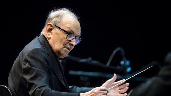 El compositor italiano Ennio Morricone El compositor italiano Ennio Morricone