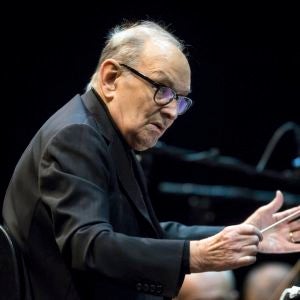 El compositor italiano Ennio Morricone El compositor italiano Ennio Morricone