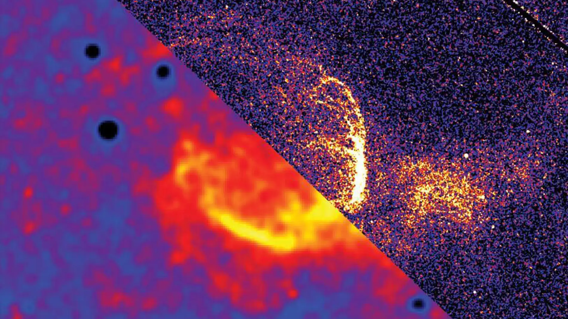 Una gigantesca burbuja interestelar crece en la galaxia de Andromeda