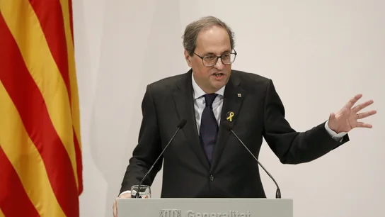 El presidente de la Generalitat, Quim Torra El presidente de la Generalitat, Quim Torra