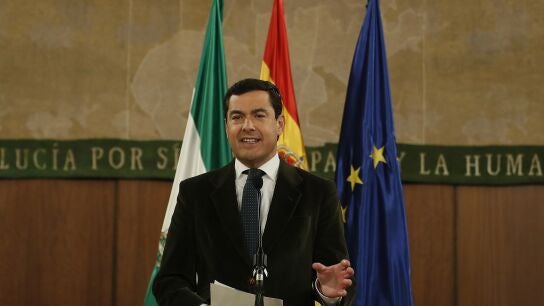 El l&iacute;der del PP-A, Juanma Moreno