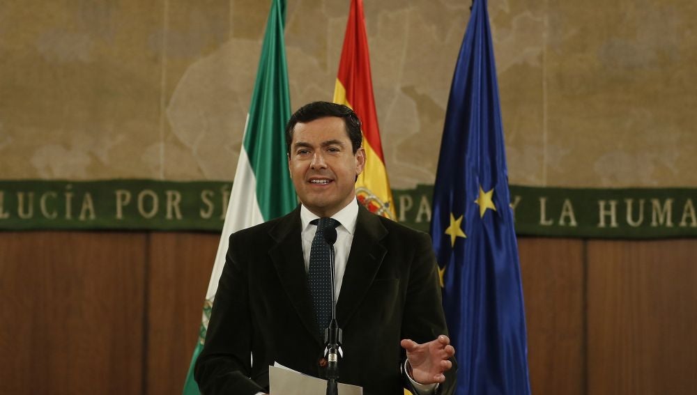 El líder del PP-A, Juanma Moreno