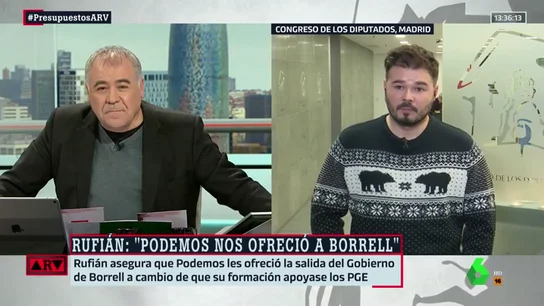 Antonio García Ferreras y Gabriel Rufián Antonio García Ferreras y Gabriel Rufián
