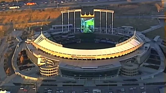 Estadio Kauffman, del equipo de béisbol Kansas City Royals Estadio Kauffman, del equipo de béisbol Kansas City Royals