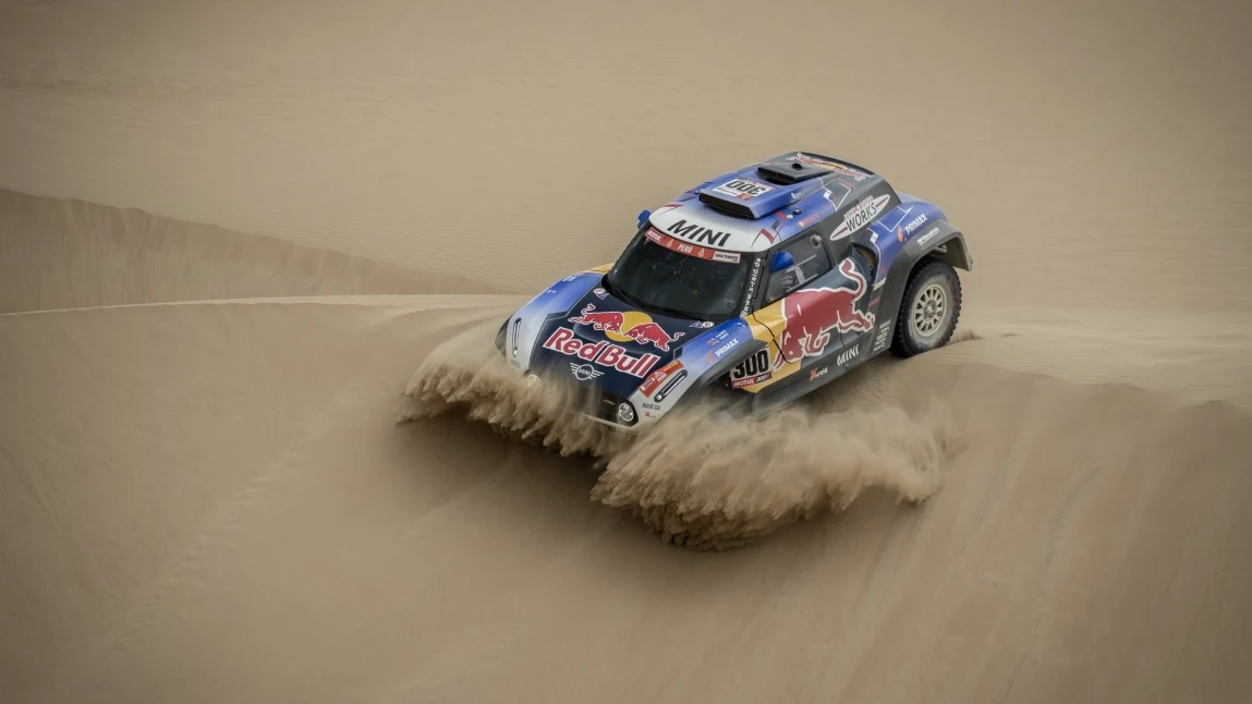 Carlos Sainz, en la etapa 3 del Dakar