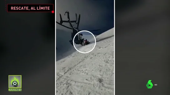 Espectacular rescate a un esquiador de 19 años que se fractura el tobillo a 2.200 metros de altitud Espectacular rescate a un esquiador de 19 años que se fractura el tobillo a 2.200 metros de altitud