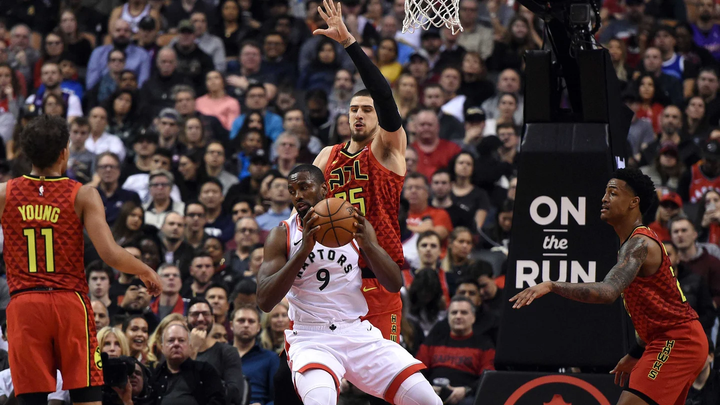 Serge Ibaka, durante el partido contra los Hawks Serge Ibaka, durante el partido contra los Hawks