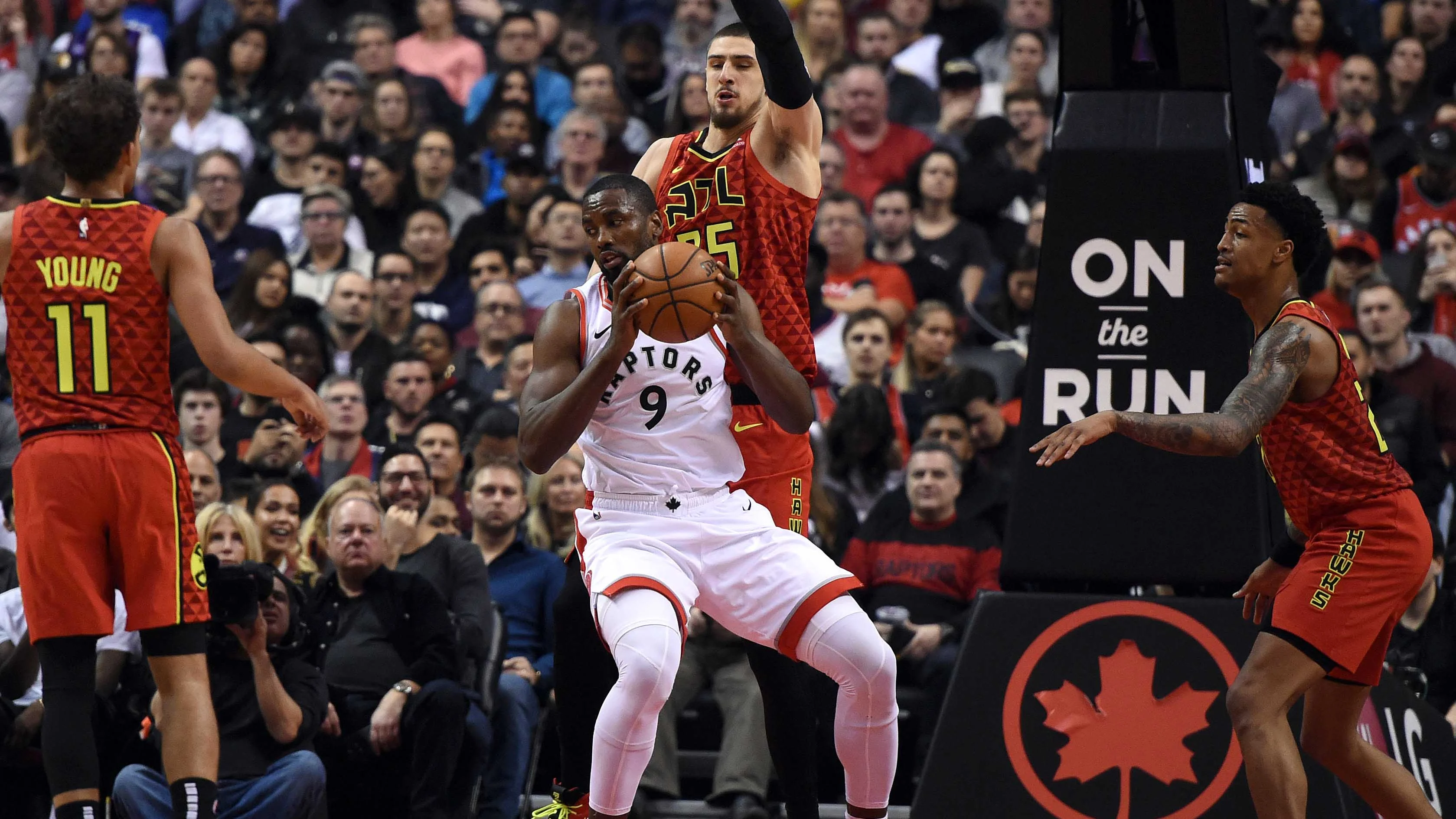 Serge Ibaka, durante el partido contra los Hawks Serge Ibaka, durante el partido contra los Hawks