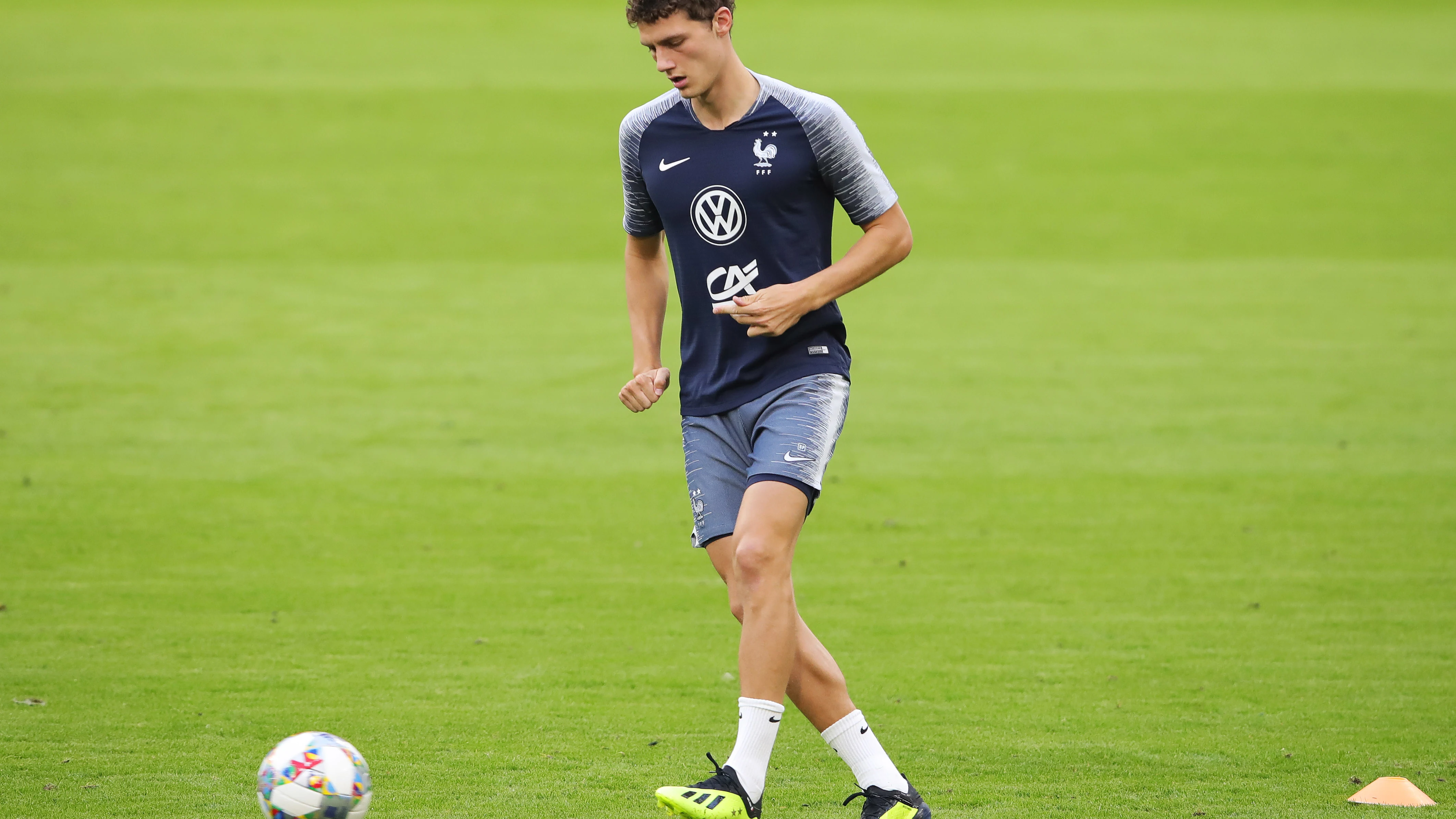 Benjamin Pavard, con la selección de Francia