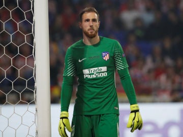 Jan Oblak, durante un partido con el Atlético de Madrid Jan Oblak, durante un partido con el Atlético de Madrid