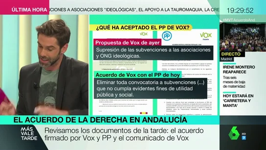 Te explicamos qué ha aceptado realmente el PP de Vox en su acuerdo para Andalucía Te explicamos qué ha aceptado realmente el PP de Vox en su acuerdo para Andalucía