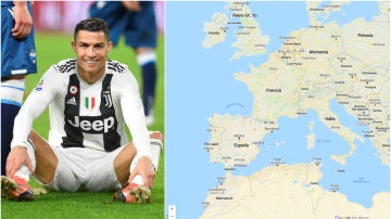 Cristiano Ronaldo y el mapa de todos sus goles