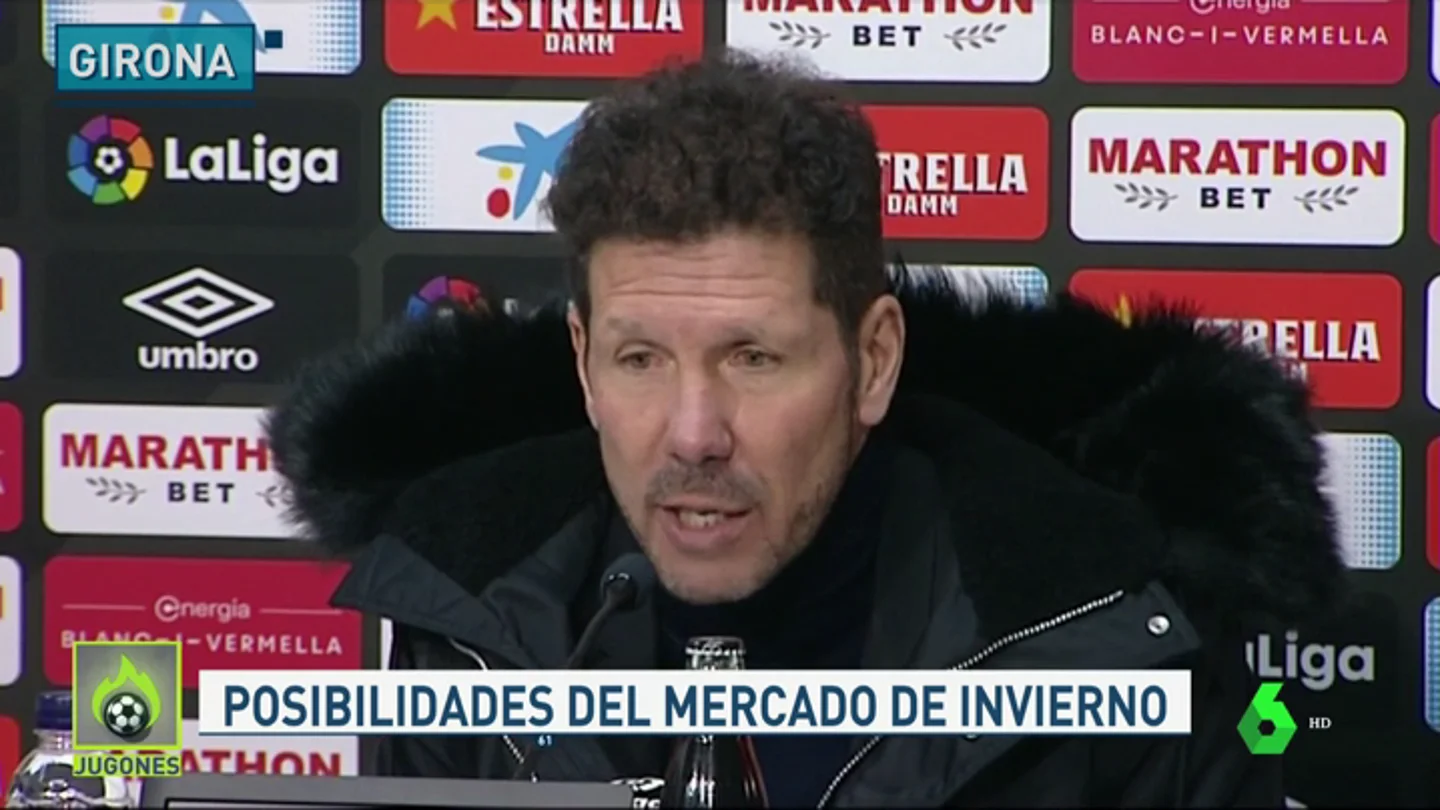 Simeone, sobre la posible llegada de Morata: "No puedo ni confirmar ni desmentir nada" Simeone, sobre la posible llegada de Morata: "No puedo ni confirmar ni desmentir nada"