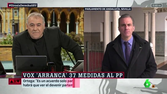 Ortega Smith responde a las voces del PP que critican a Vox: "Son muy libres de decir lo que quieran, pero lo que cuenta es la dirección nacional" Ortega Smith responde a las voces del PP que critican a Vox: "Son muy libres de decir lo que quieran, pero lo que cuenta es la dirección nacional"