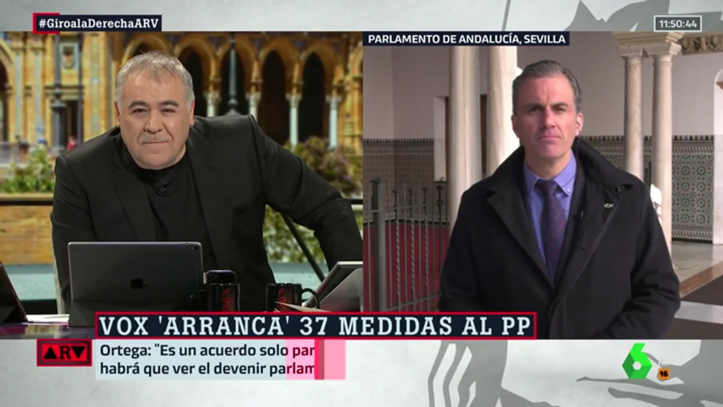 Ortega Smith responde a las voces del PP que critican a Vox: "Son muy libres de decir lo que quieran, pero lo que cuenta es la dirección nacional" Ortega Smith responde a las voces del PP que critican a Vox: "Son muy libres de decir lo que quieran, pero lo que cuenta es la dirección nacional"