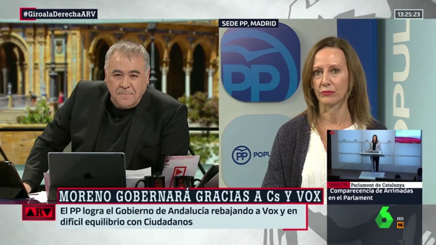 Marta González, sobre el acuerdo para gobernar en la Junta de Andalucía: "No puede haber ningún andaluz que no esté de acuerdo con estas medidas" Marta González, sobre el acuerdo para gobernar en la Junta de Andalucía: "No puede haber ningún andaluz que no esté de acuerdo con estas medidas"