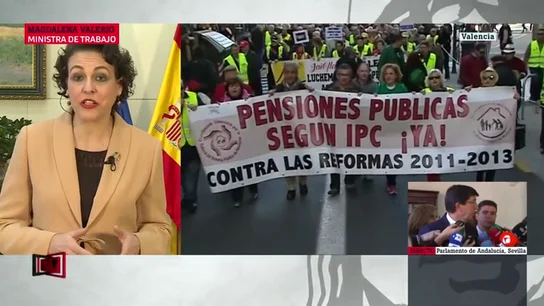 Magdalena Valerio: "Garantizamos una revalorización de las pensiones según el IPC real por ley" Magdalena Valerio: "Garantizamos una revalorización de las pensiones según el IPC real por ley"
