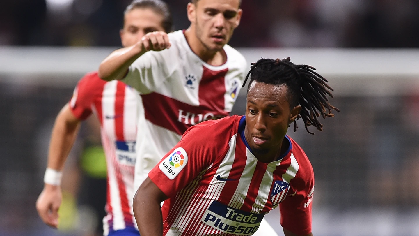 Gelson Martins, durante un partido con el Atlético de Madrid Gelson Martins, durante un partido con el Atlético de Madrid