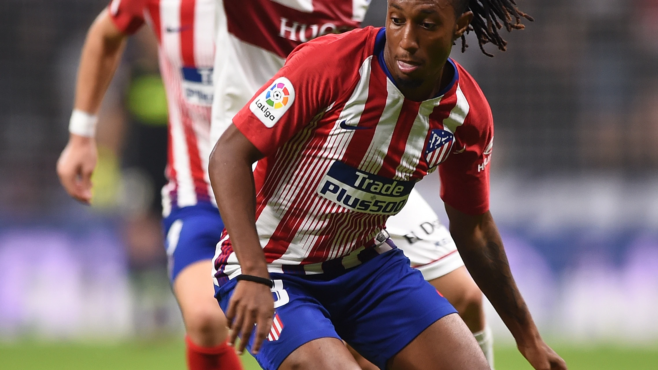 Gelson Martins, durante un partido con el Atlético de Madrid Gelson Martins, durante un partido con el Atlético de Madrid