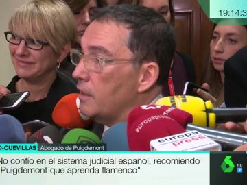 El abogado de Carles Puigdemont El abogado de Carles Puigdemont
