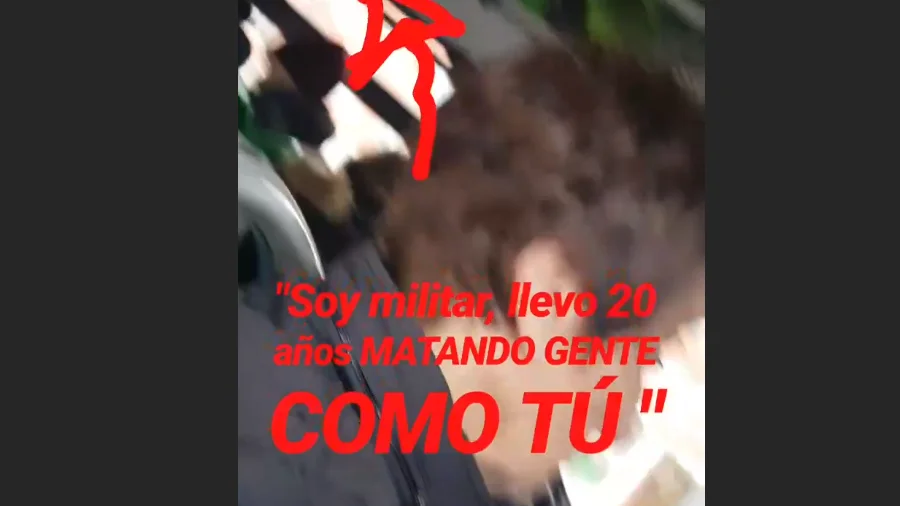 Captura del vídeo compartido en Instagram