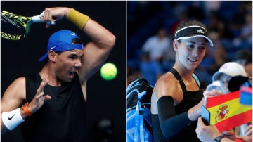 Rafa Nadal y Garbiñe Muguruza