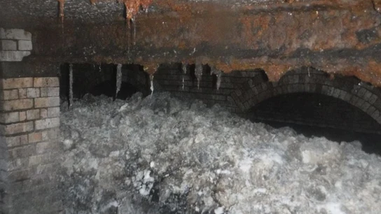 'Fatberg' encontrado en las alcantarillas de Sidmouth 'Fatberg'