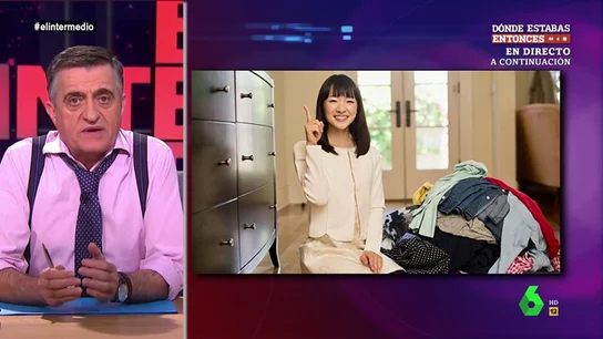 El Gran Wyoming y Marie Kondo El Gran Wyoming y Marie Kondo