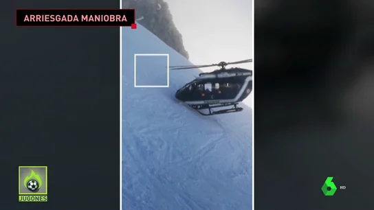 Habla el piloto del helicóptero que realizó la espectacular maniobra de rescate: "Se practica regularmente" Habla el piloto del helicóptero que realizó la espectacular maniobra de rescate: "Se practica regularmente"