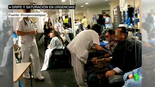 Las Urgencias colapsadas por la gripe urgencias
