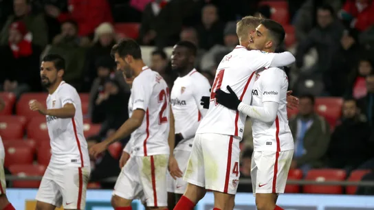 André Silva celebra el 1-2 en San Mamés André Silva celebra el 1-2 en San Mamés