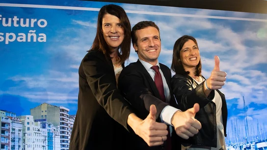 Ruth Beitia Durante la presentación oficial de su candidatura a la presidencia de Cantabria