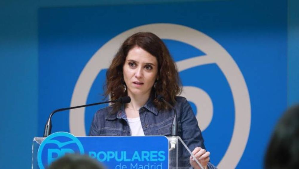 La candidata del PP a la Comunidad de Madrid, Isabel Díaz Ayuso
