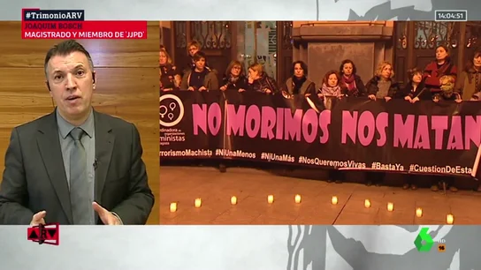 El juez Joaquim Bosch desmonta los argumentos de Vox sobre la violencia de género: "Las denuncias falsas no llegan ni al 0,1%" El juez Joaquim Bosch desmonta los argumentos de Vox sobre la violencia de género: "Las denuncias falsas no llegan ni al 0,1%"
