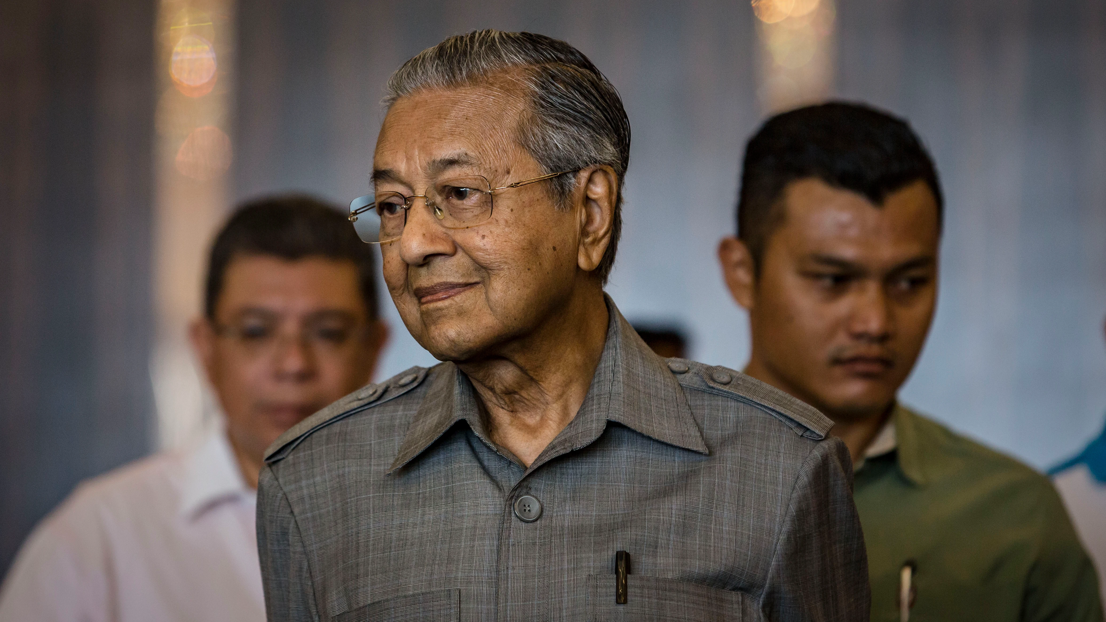 El primer ministro de Malasia, Mahathir Mohamad.